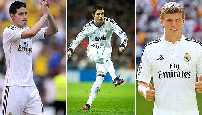 رونالدو وكروس ورودريجيز غياب عن الريال أمام إيبار