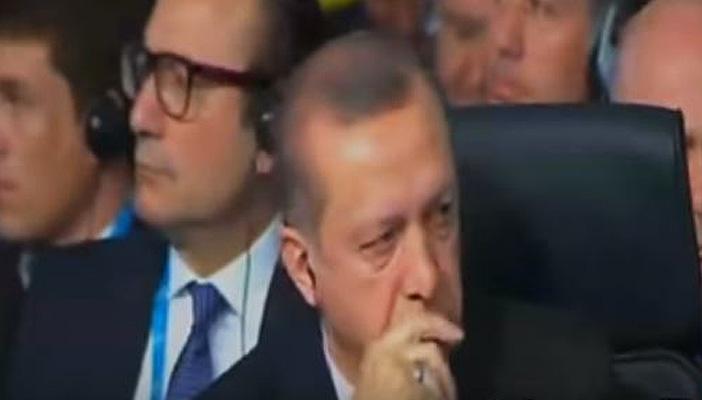 بالفيديو.. أردوغان يتجنب مصافحة سامح شكري