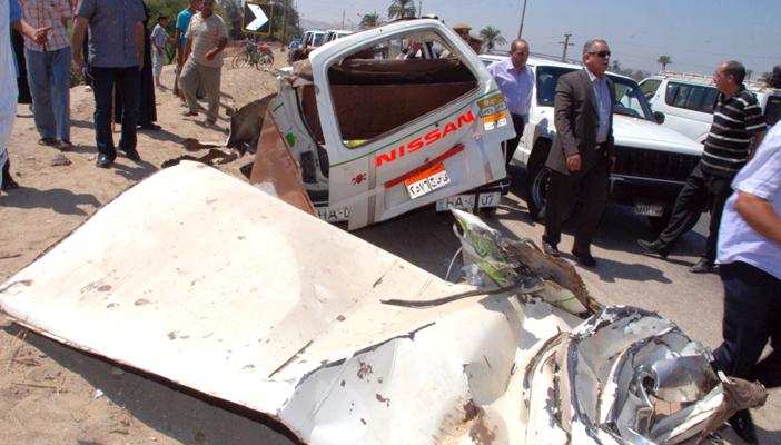 15 مصابًا بينهم طفلة في حادث تصادم على طريق “الخارجة-أسيوط”