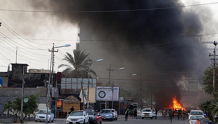 قتلى بانفجار استهدف القنصلية الأمريكية في أربيل