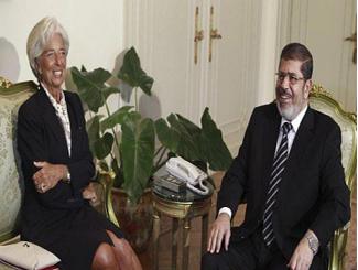 مديرة النقد الدولي  تؤكد على مساندة مصر