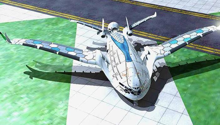 بالصور..طائرة المستقبل تعمل بالطاقة الشمسية وتتسع لـ800 راكب