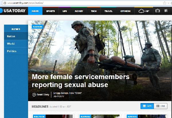 30٪ من العسكريات يتعرضن للاغتصاب في الجيش الأمريكي