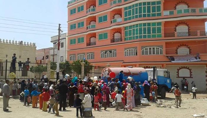 انقطاع المياه بالإسكندرية.. ومواطنون غاضبون: (فين السيسي؟)