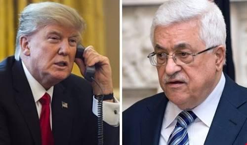 ترامب يلتقي عباس أبومازن لبحث جهود السلام المتعثرة مع الاحتلال