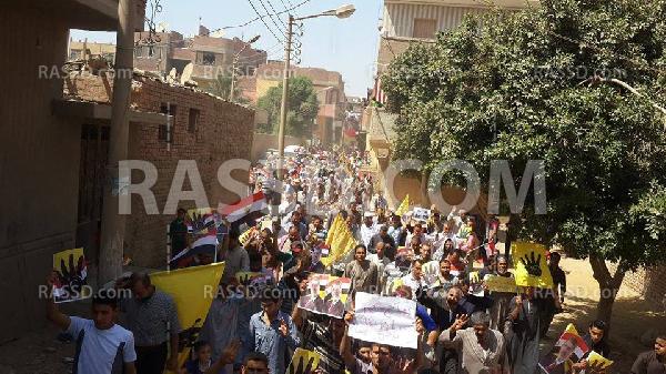 فاعليات منددة بالانقلاب في جمعة “زواج مصر من أمريكا باطل” بالجيزة