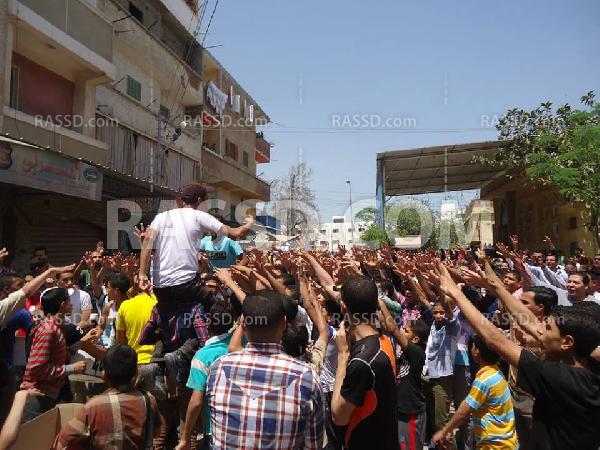 فعاليات جمعة “زواج مصر من أمريكا باطل” بالبحيرة