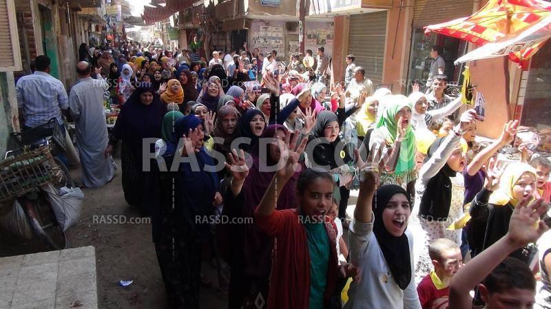 الفعاليات الليلية تعم القليوبية رفضا لتبعية أمريكا