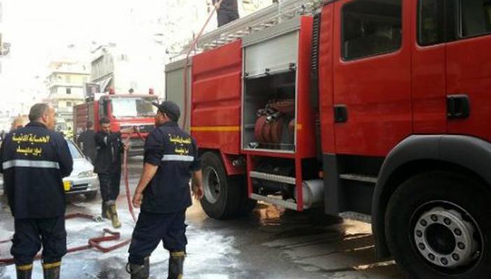 السيطرة على حريق بميناء شرق بورسعيد