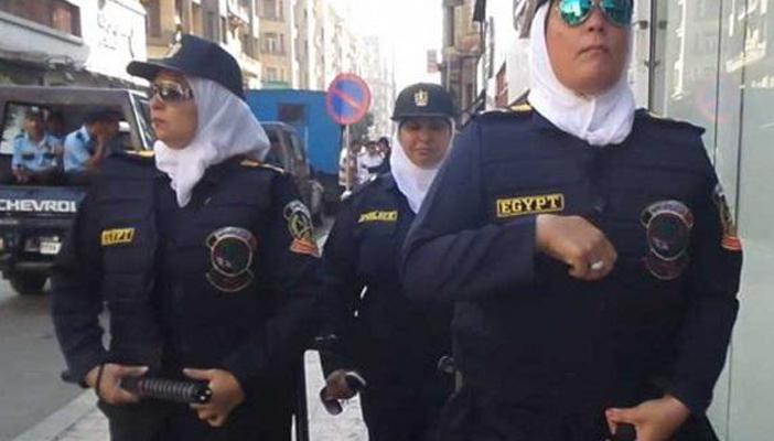 شرطة نسائية تصل نقابة الصحفيين