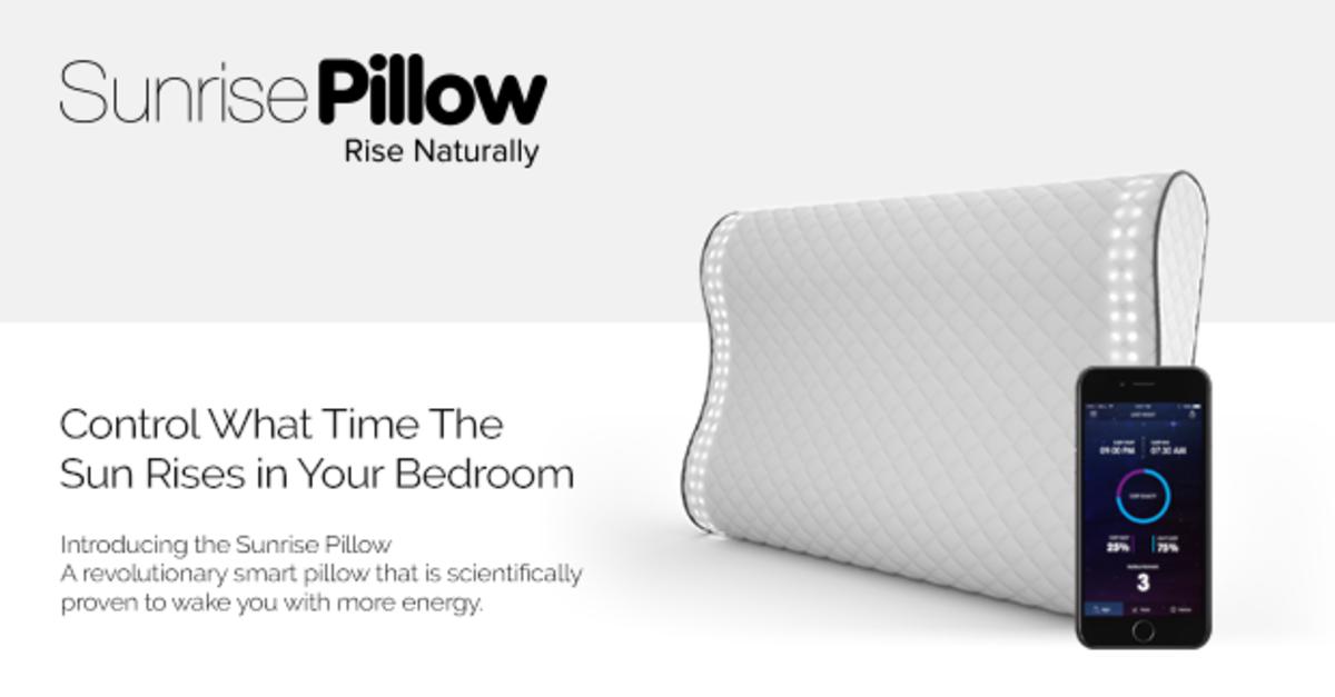 “Sunrise”.. وسادة ذكية لنوم أفضل