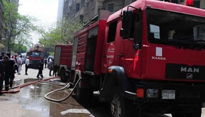 السيطرة على حريق بمخزن لإطارات السيارات بالطالبية