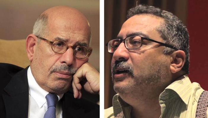 بالفيديو..تسريب جديد: إبراهيم عيسى يملي “البرادعي” تغريداته على تويتر