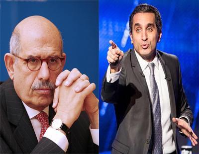 البرادعي : سأقدم بلاغًا ضد باسم يوسف بتهمة ازدراء” تويتر”