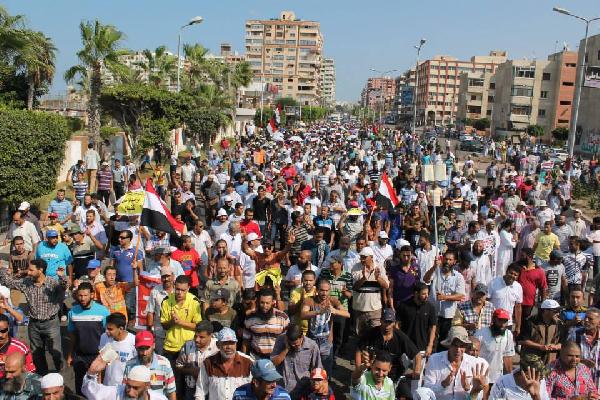 القوصية تنتفض بمسيرتين فى أول أسبوع عقب انتخابات العسكر