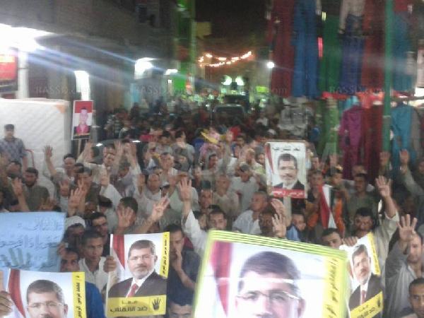 مسيرة مناهضة للانقلاب ب‏الجيزة