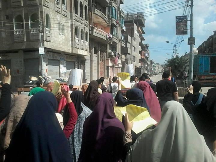 فاعليات حاشدة بالدقهلية في مليونية “العسكر فاكرينها تكية”