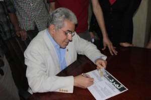 صباحي يبحث مع وفد “تمرد” الاستعداد لـ 30 يونيو ويعلن تمردّه