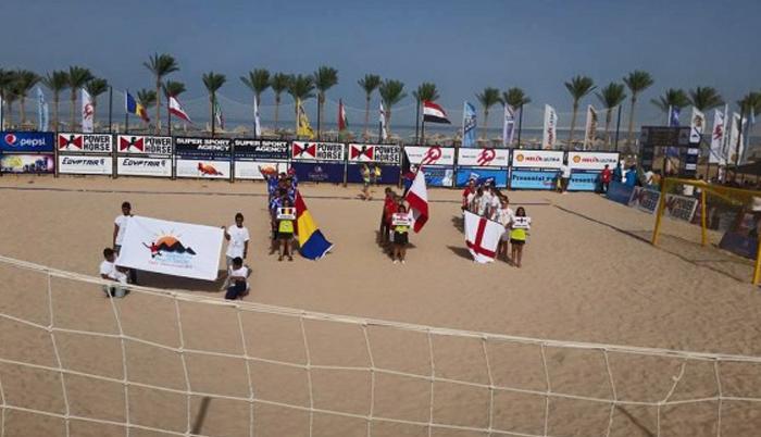 مصر تكتسح الكويت بثمانية في بطولة الكرة الشاطئية