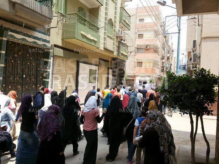 مسيرة حاشدة بالمنصورة في جمعة “الحرية لمصر”