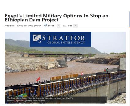 مركز أمريكي يحدّد السيناريوهات العسكرية لضرب سد “النهضة”