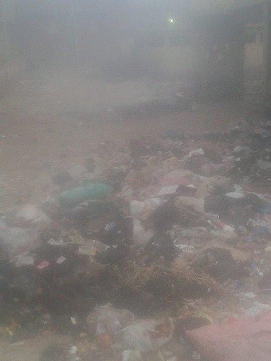 الوحدة البيطرية بمعنيا في إيتائ البارود تتحول لمقلب للقمامة