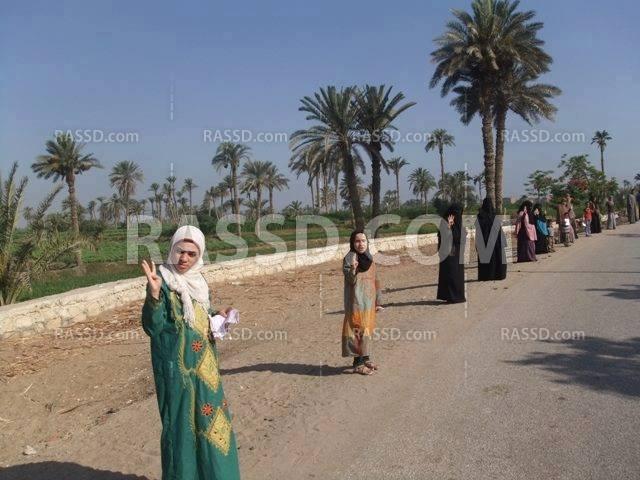 الفيوم.. سلسلة بشرية في “الجبالي” واعتقال 4 في “الشواشنة”