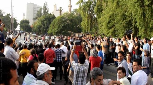 الشيخ “ميزو”يقود مسيرة من التحرير للتضامن مع معتصمي الثقافة