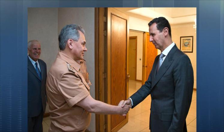 في زيارة مفاجئة..  وزير الدفاع الروسي داخل الأراضي السورية