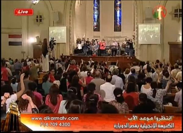 فيديو قداس كنيسة الدوبارة بالتحرير يثير جدل النشطاء