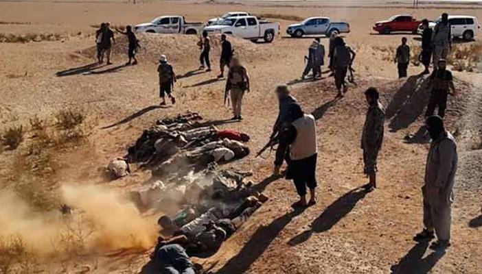 إعدام جماعي لــ25 شخصًا على أيدي “تنظيم الدولة “بتهمة التجسس