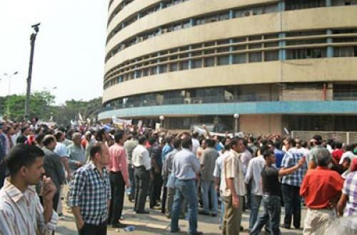 أهالي النهضة ينظمون مسيرة إلى “ماسبيرو”