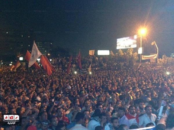 مليونية لا للعنف تنتهي بتنظيف الميدان