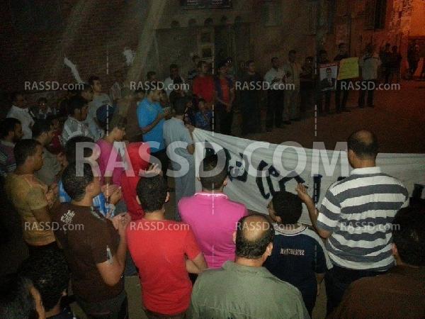 وقفة ليلية في “دمياط” تنديدا بالانقلاب العسكري