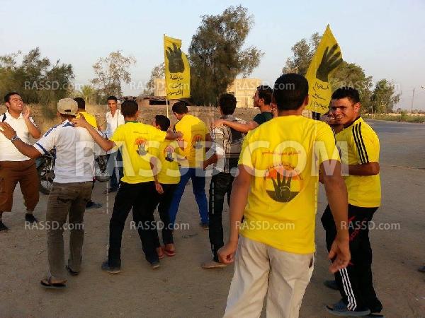 وقفة مناهضة للانقلاب في الفيوم لـ”ألتراس طلاب الحرية”