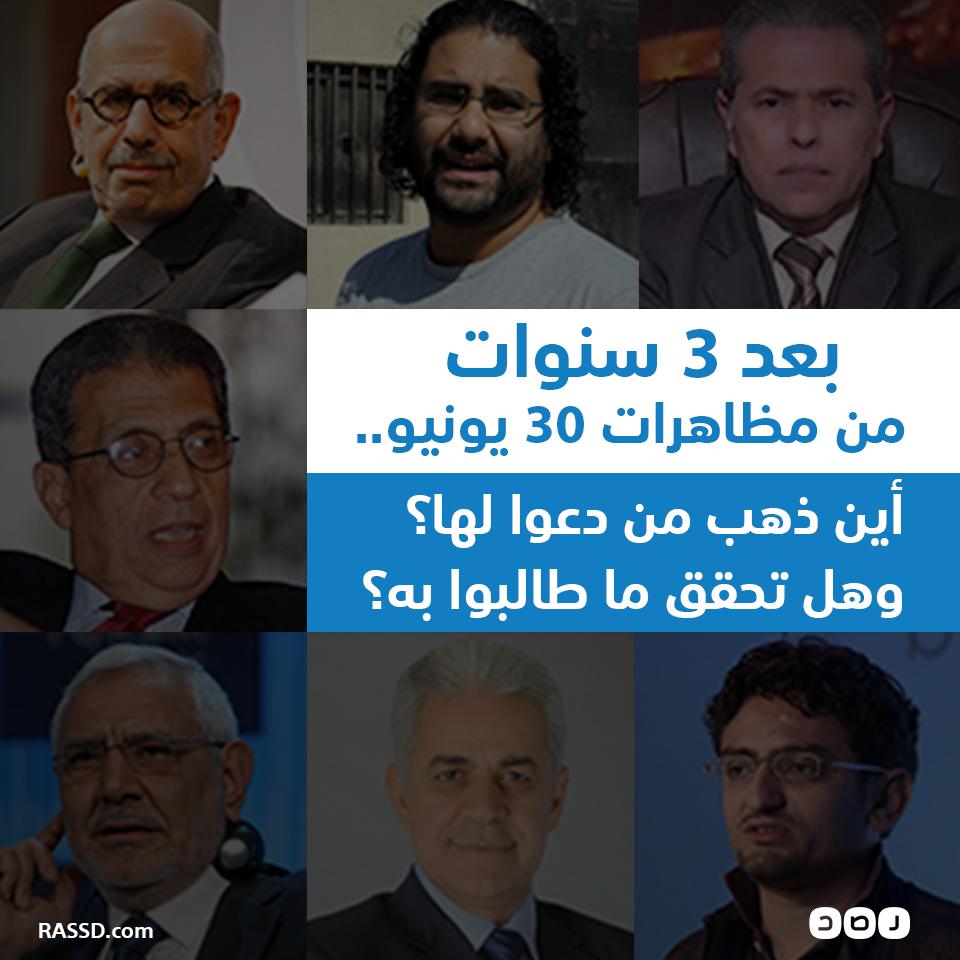 في ذكرى 30 يونيو.. مؤيدوها مابين السجن والصمت والاحتماء بأوروبا