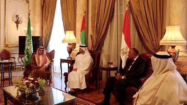 اجتماع رباعي الحصار: ارتباك وتباين.. واتصال ترامب يغير المواقف