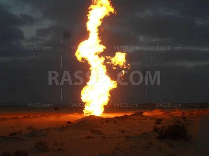 عاجل.. تفجير خط أنابيب غاز بالعريش