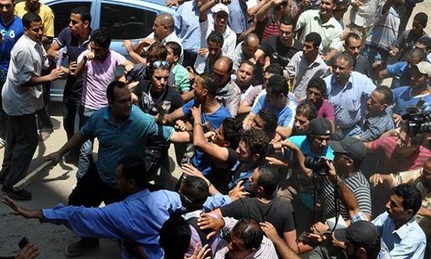 اشتباكات بالأسلحة النارية بشارع طلعت حرب
