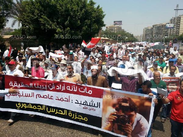 انطلاق الآلاف من ميدان روكسي إلى ميدان رابعة بجمعة الزحف