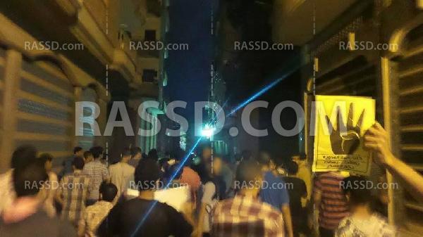 مسيره مناهضة للانقلاب للقوى الثورية بالمنصورة