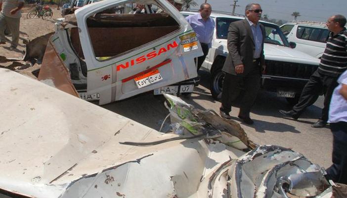 مصرع وإصابة 8 من عائلة واحدة على طريق دمياط- المنصورة