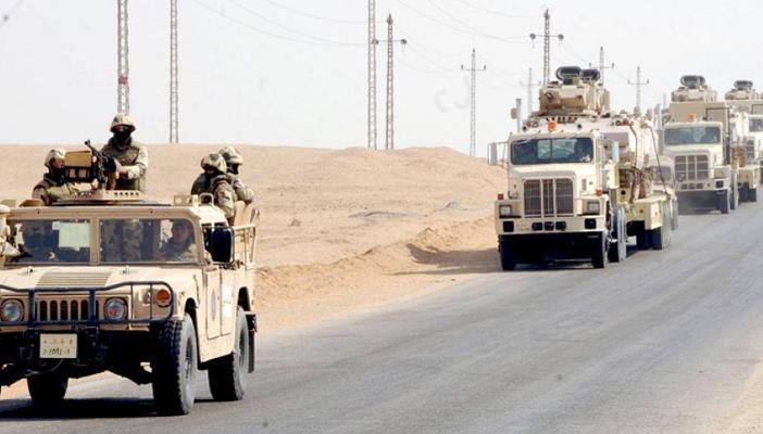 مصدر أمني: قوات الجيش تشن حملات موسعة بشمال سيناء صباح اليوم