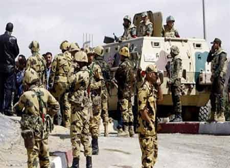 استشهاد ثلاثة مجندين بمدينة العريش