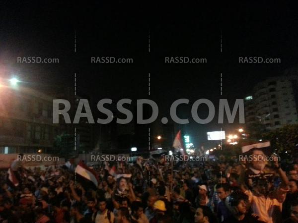 مسيرة حاشدة تنطلق من رابعة تجاه مبنى المخابرات