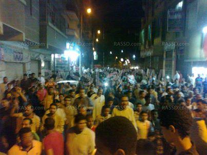 مسيرة بمدينة البلينا بسوهاج رفضا للانقلاب العسكري