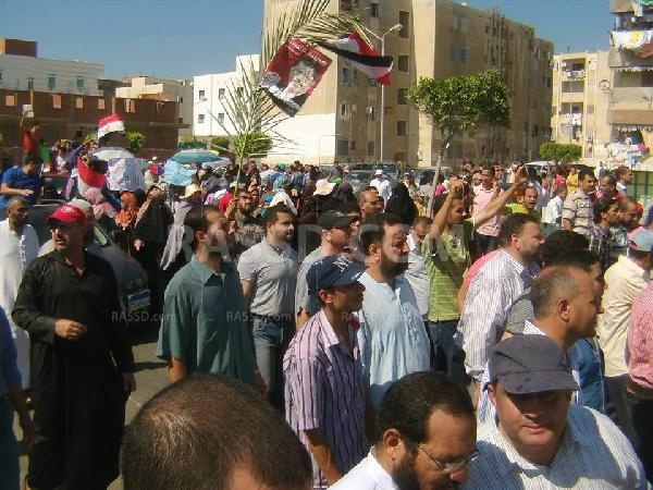 مظاهرات حاشدة في مدينة دمياط الجديدة لاسقاط الانقلاب