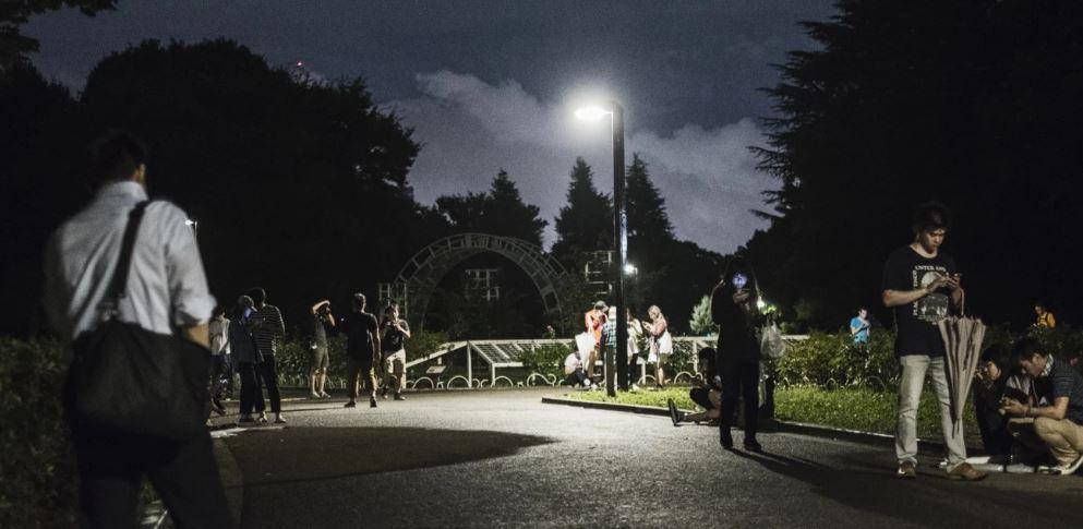 بالصور.. البوكيمون يُخرج اليابانيين إلى الشوارع بعد منتصف الليل