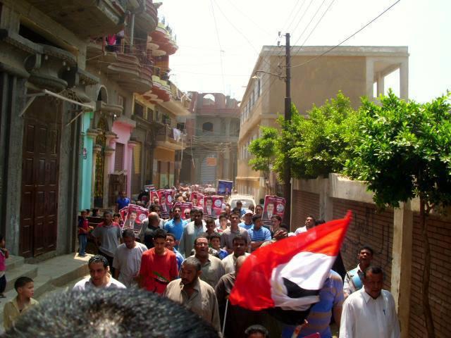 ميت غمر تشارك في مليوينة “مصر ضد الانقلاب”