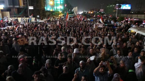 بالصور: مسيرتان من رابعة إلى “الأمن الوطني” و “المخابرات”
